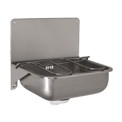 INOX PRAONIK S REŠETKOM 44x33cm