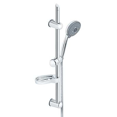 UNIVERSAL 3F TUŠ SET (ručica 3 funkcije, crijevo, konzola, držač sapuna) UNIVERSAL 3F TUŠ SET (ručica 3 funkcije, crijevo, konzola, držač sapuna)