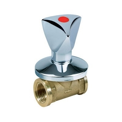 PODŽBUKNI VENTIL MS 1/2” sa ručicom KLASIK-CRVENI PODŽBUKNI VENTIL MS 1/2” sa ručicom KLASIK-CRVENI