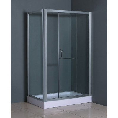 ADRIA TUŠ KABINA pravokutna,transparent,krom,1000x800