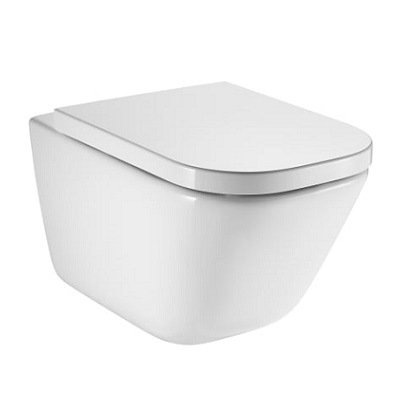 ROCA THE GAP SQUARE VISEĆA WC ŠKOLJKA-CLEAN RIM