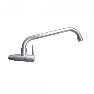 MEDITERAN INOX ZIDNA SLAVINA “U” izljev za hladnu vodu (keramički obrtaj)-200mm