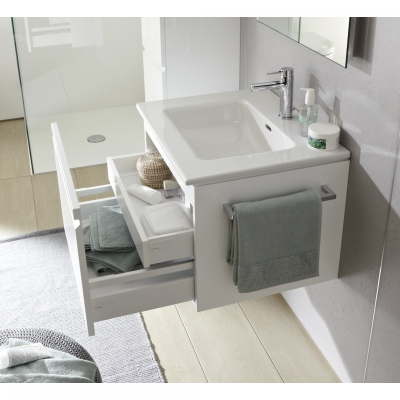 PRO-S PACK UMIVAONIK 60x50cm + ORMARIĆ 60x50x46cm BIJELI MAT