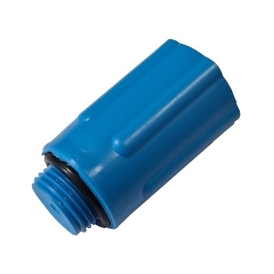 PEŠTAN PPR ČEP S NAVOJEM DUŽI 1/2” plavi