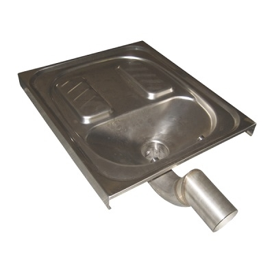 INOX ČUČAVAC SA SIFONOM 70x60cm