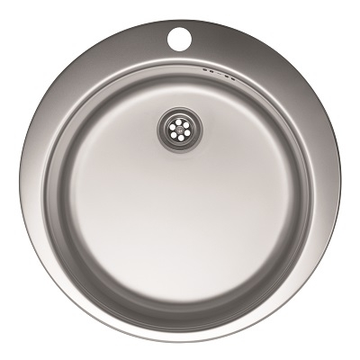 VENERA 480E INOX SUDOPER s rupom OKRUGLI fi48x15cm/bez sifona fi60mm VENERA 480E INOX SUDOPER s rupom OKRUGLI fi48x15cm/bez sifona fi60mm