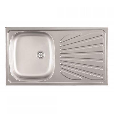 LUNA FLEX 1D INOX SUDOPER jednodijelni 77x43,5x16,5cm/bez sifona fi60mm LUNA FLEX 1D INOX SUDOPER jednodijelni 77x43,5x16,5cm/bez sifona fi60mm