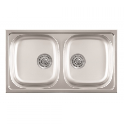 LUNA FLEX 2D INOX SUDOPER dvodijelni 77x43,5x16,5cm/sa sifonom fi90mm LUNA FLEX 2D INOX SUDOPER dvodijelni 77x43,5x16,5cm/sa sifonom fi90mm