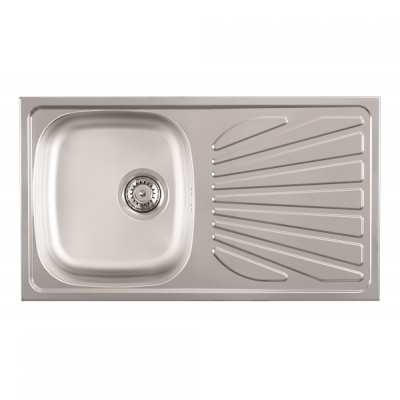 LUNA FLEX 1D INOX SUDOPER jednodijelni 77x43x16,5cm/sa sifonom fi90mm LUNA FLEX 1D INOX SUDOPER jednodijelni 77x43x16,5cm/sa sifonom fi90mm