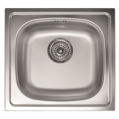 QUADRO INOX SUDOPER KVADRATNI jednodijelni 46,5x43,5x15,5cm/sa sifonom fi90mm QUADRO INOX SUDOPER KVADRATNI jednodijelni 46,5x43,5x15,5cm/sa sifonom fi90mm