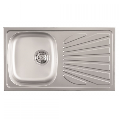 LUNA FLEX 1D INOX SUDOPER RELJEFNI jednodijelni 77x43,5x16,5cm/sa sifonom fi90mm LUNA FLEX 1D INOX SUDOPER RELJEFNI jednodijelni 77x43,5x16,5cm/sa sifonom fi90mm