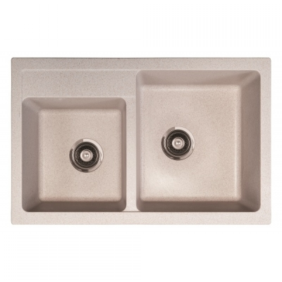 X QUADRO PLUS 2D GRANIT SUDOPER BEŽ PRAVOKUTNI 78x50x19cm/sa sifonom fi 90mm X QUADRO PLUS 2D GRANIT SUDOPER BEŽ PRAVOKUTNI 78x50x19cm/sa sifonom fi 90mm