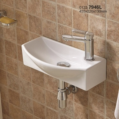 KIMIC PRAVOKUTNI UMIVAONIK bijeli sa rupom desno 45x22x12cm KIMIC PRAVOKUTNI UMIVAONIK bijeli sa rupom desno 45x22x12cm