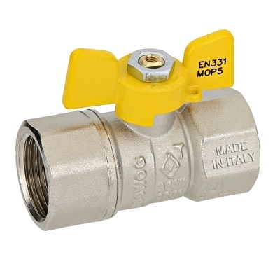 BUGATTI Dakota KUGLASTI VENTIL PN40 1/2” - PLINSKI - leptir BUGATTI Dakota KUGLASTI VENTIL PN40 1/2” - PLINSKI - leptir