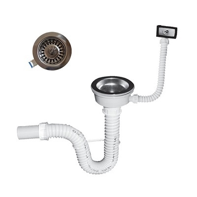SIFON fi 90 GIBLJIVI 1/1 ZA METALAC INOX SUDOPERE sa priključkom za perilicu SIFON fi 90 GIBLJIVI 1/1 ZA METALAC INOX SUDOPERE sa priključkom za perilicu