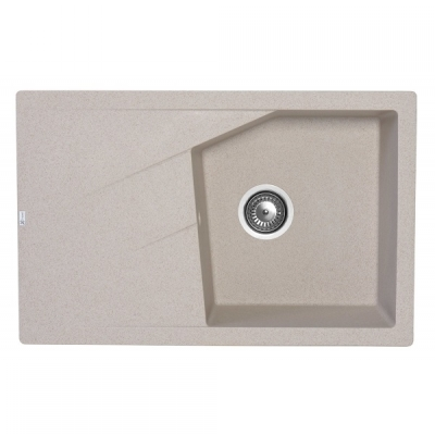 X LINEA PLUS GRANIT SUDOPER BEŽ PRAVOKUTNI 78x50x19cm/sa sifonom fi 90mm X LINEA PLUS GRANIT SUDOPER BEŽ PRAVOKUTNI 78x50x19cm/sa sifonom fi 90mm
