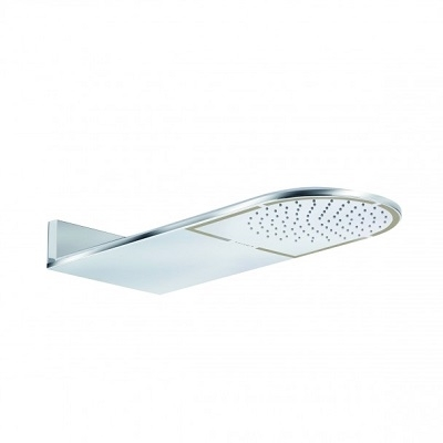 A-QA METALNA ZIDNA TUŠ RUŽA 60x25cm ruža fi250mm 1/2”