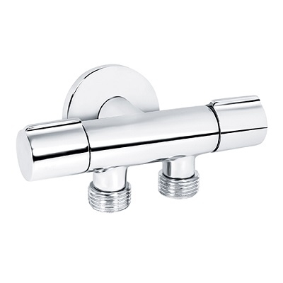 KUTNI VENTIL 1/2” S PRIKLJUČKOM 1/2x1/2”
