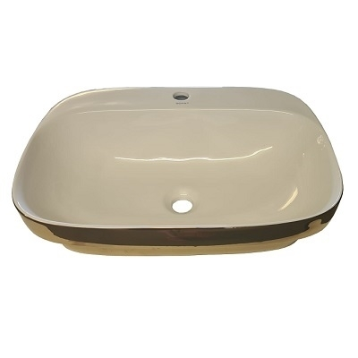 OZZY zdjelasti UMIVAONIK DECOR-zlatno/bijeli 600x420x155-s rupom WR01 OZZY zdjelasti UMIVAONIK DECOR-zlatno/bijeli 600x420x155-s rupom WR01