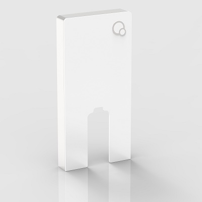 VODOKOTLIĆ NADZIDNI ZA STOJEĆI WC BIJELO STAKLO