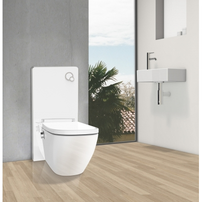 VODOKOTLIĆ NADZIDNI ZA STOJEĆI WC BIJELO STAKLO