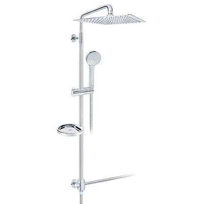 STOLZ KONZOLA TUŠA KOMPLET (INOX kvadratna ruža 300x300mm)