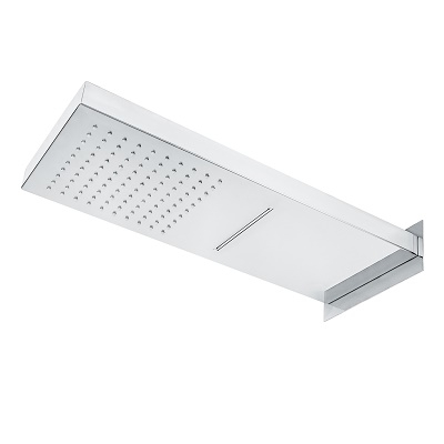 TUŠ RUŽA KONZOLA+SLAP 500x220mm- INOX (mlaz+vodopad) TUŠ RUŽA KONZOLA+SLAP 500x220mm- INOX (mlaz+vodopad)