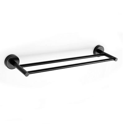 UNO DRŽAČ RUČNIKA 50CM MATT BLACK - DVOSTRUKI UNO DRŽAČ RUČNIKA 50CM MATT BLACK - DVOSTRUKI