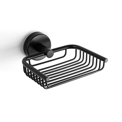 UNO DRŽAČ SAPUNA-KOŠARICA MATT BLACK 13x13x5,5cm UNO DRŽAČ SAPUNA-KOŠARICA MATT BLACK 13x13x5,5cm