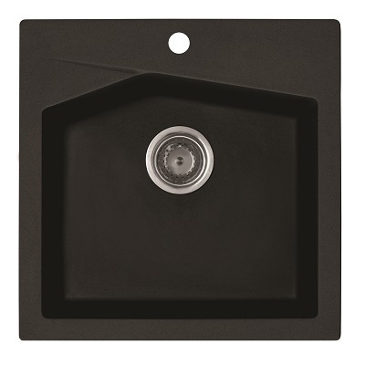 X LINEA 50 GRANIT SUDOPER CRNI KVADRATNI 50x50x20cm/sa sifonom fi 90mm X LINEA 50 GRANIT SUDOPER CRNI KVADRATNI 50x50x20cm/sa sifonom fi 90mm