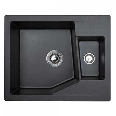 X LINEA M 1.5D GRANIT SUDOPER CRNI PRAVOKUTNI 62x50x19cm/sa sifonom fi 90mm X LINEA M 1.5D GRANIT SUDOPER CRNI PRAVOKUTNI 62x50x19cm/sa sifonom fi 90mm