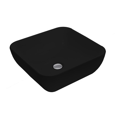 PORTO UMIVAONIK četvrtasti 400x400mm -ZDJELA -MATT BLACK PORTO UMIVAONIK četvrtasti 400x400mm -ZDJELA -MATT BLACK
