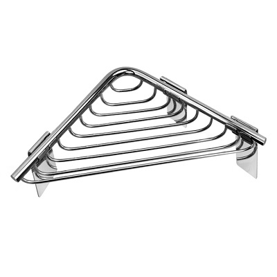 EXTRA KUTNA POLICA SATIN CHROME 15x15x3cm