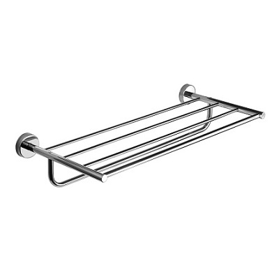 EXTRA POLICA ZA RUČNIKE CHROME 50x25cm SA DRŽAČEM RUČNIKA