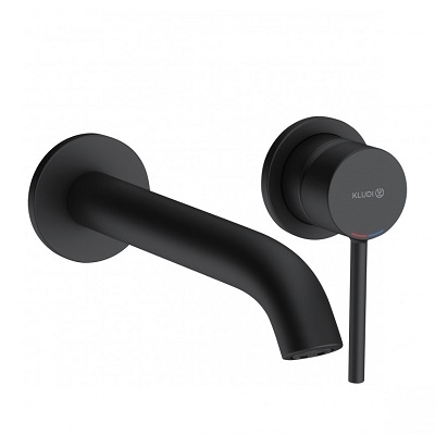 BOZZ PODŽBUKNA MJEŠALICA ZA UMIVAONIK izljev 230mm MATT BLACK BOZZ PODŽBUKNA MJEŠALICA ZA UMIVAONIK izljev 230mm MATT BLACK