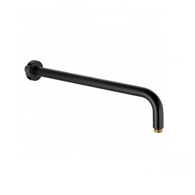 A-QA KOLJENO ZA RUŽU TUŠA 40cm MATT BLACK okrugla rozeta