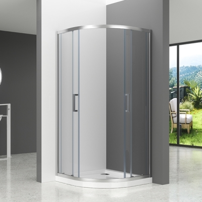 C-LINE TUŠ KABINA POLUKRUŽNA 900x900x1950, KROM, PROZIRNO STAKLO C-LINE TUŠ KABINA POLUKRUŽNA 900x900x1950, KROM, PROZIRNO STAKLO