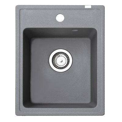 X QUADRO 40 GRANIT SUDOPER GRAFIT SIVI PRAVOKUTNI 40x50x21cm/sa sifonom fi 90mm X QUADRO 40 GRANIT SUDOPER GRAFIT SIVI PRAVOKUTNI 40x50x21cm/sa sifonom fi 90mm