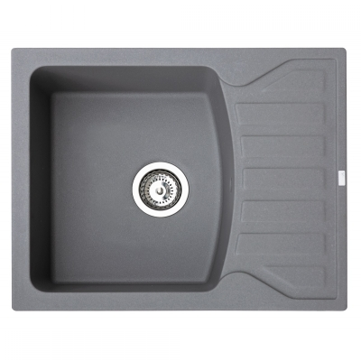 X QUADRO M GRANIT SUDOPER GRAFIT SIVI PRAVOKUTNI 62x50x19cm/sa sifonom fi 90mm