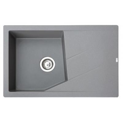 X LINEA PLUS GRANIT SUDOPER GRAFIT SIVI PRAVOKUTNI 78x50x19cm/sa sifonom fi 90mm X LINEA PLUS GRANIT SUDOPER GRAFIT SIVI PRAVOKUTNI 78x50x19cm/sa sifonom fi 90mm