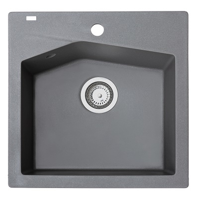 X LINEA 50 GRANIT SUDOPER GRAFIT SIVI KVADRATNI 50x50x20cm/sa sifonom fi 90mm X LINEA 50 GRANIT SUDOPER GRAFIT SIVI KVADRATNI 50x50x20cm/sa sifonom fi 90mm