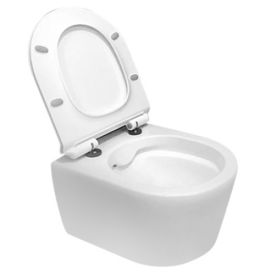 EVEREST BASE WC ŠKOLJKA RIMLESS KONZOLNA + WC DASKA SOFT CLOSE