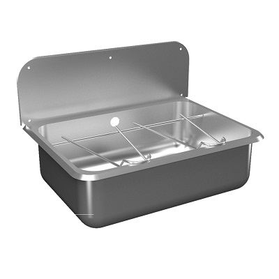 INOX PRAONIK S REŠETKOM 57x40cm