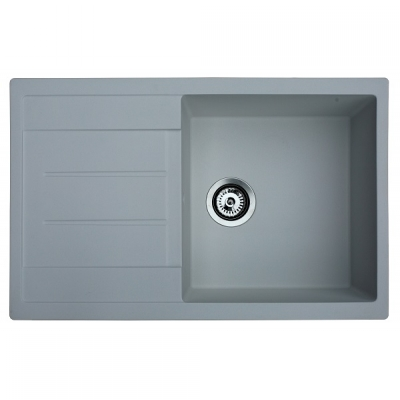 X ATOS PLUS GRANIT SUDOPER GRAFIT SIVI PRAVOKUTNI 78x50x21,cm/sa sifonom fi 90mm X ATOS PLUS GRANIT SUDOPER GRAFIT SIVI PRAVOKUTNI 78x50x21,cm/sa sifonom fi 90mm