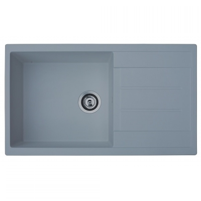 X ATOS MEGA GRANIT SUDOPER GRAFIT SIVI PRAVOKUTNI 86x50x21,cm/sa sifonom fi 90mm X ATOS MEGA GRANIT SUDOPER GRAFIT SIVI PRAVOKUTNI 86x50x21,cm/sa sifonom fi 90mm