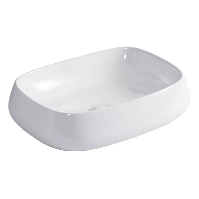 EVEREST UMIVAONIK 560x420x140mm, ZDJELASTI, bijeli, OVALNI