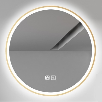 PROSPEROUS OGLEDALO fi 800, LED TOUCH & FOG FREE, ZLATNI OKVIR