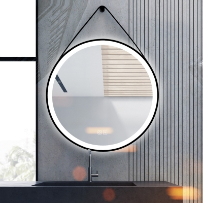 PROSPEROUS OGLEDALO fi 580, LED TOUCH & FOG FREE, REMEN, CRNI OKVIR