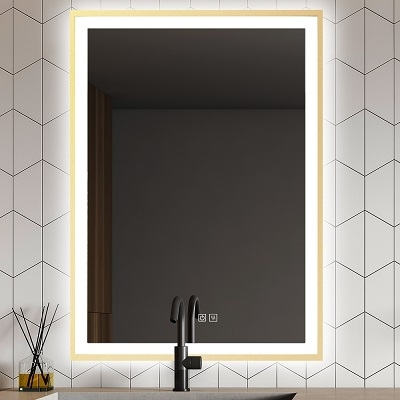 PROSPEROUS OGLEDALO 800x600, LED TOUCH & FOG FREE, ZLATNI OKVIR PROSPEROUS OGLEDALO 800x600, LED TOUCH & FOG FREE, ZLATNI OKVIR