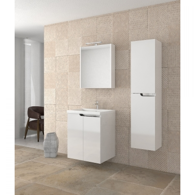 EURIDIKA HK BAZA (viseći) + UMIVAONIK 60x46cm (umjetni mramor)-VRATA